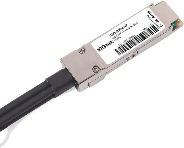 Alt view image 4 of 7 - 40G QSFP+ to 4xSFP+ Breakout DAC for Cisco QSFP-4SFP10G-CU1.5M - 40GBASE-CR4 Passive Direct Attach Copper Twinax QSFP to SFP Cable for Cisco Devices, 1.5-Meter