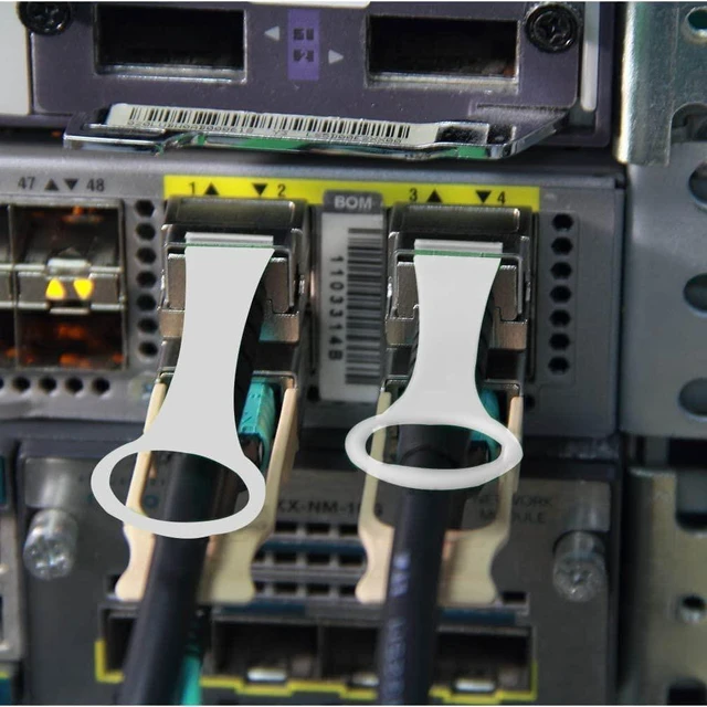 Alt view image 7 of 7 - 40G QSFP+ to 4xSFP+ Breakout DAC for Cisco QSFP-4SFP10G-CU1.5M - 40GBASE-CR4 Passive Direct Attach Copper Twinax QSFP to SFP Cable for Cisco Devices, 1.5-Meter