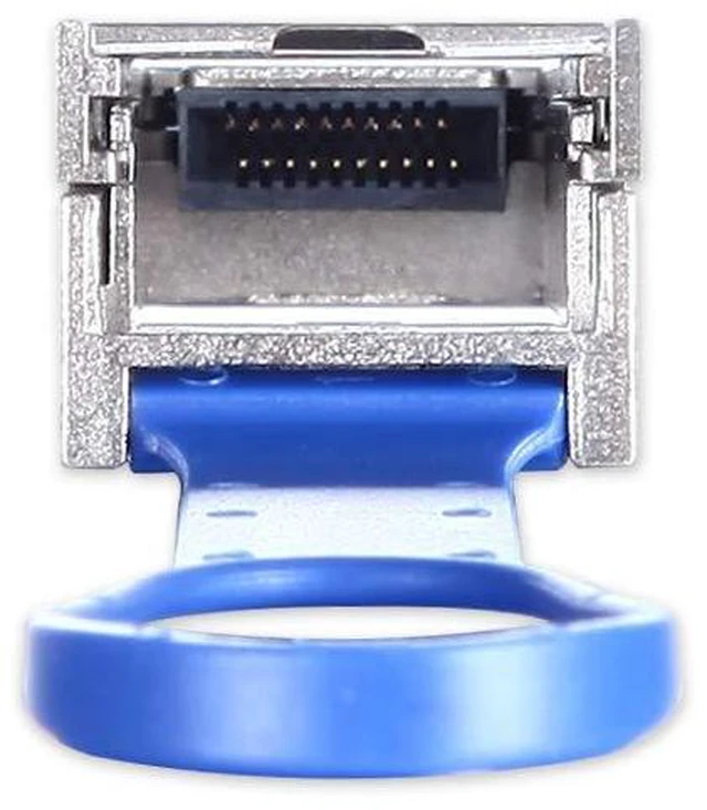 Alt view image 2 of 2 - QSA Adapter - 100G QSFP28 to 25G SFP28 Converter Module Adapter for Dell, Juniper, Arista, Extreme, H3C and More