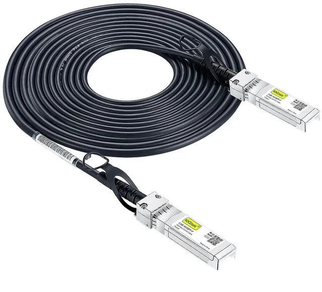 Main image of SFP+ DAC Twinax Cable - 10GBASE-CU Passive Direct Attach Copper SFP Cable for Cisco SFP-H10GB-CU12M, Ubiquiti UniFi UC-DAC-SFP+, Meraki, Fortinet, D-Link and More, 12-Meter(39.4ft)