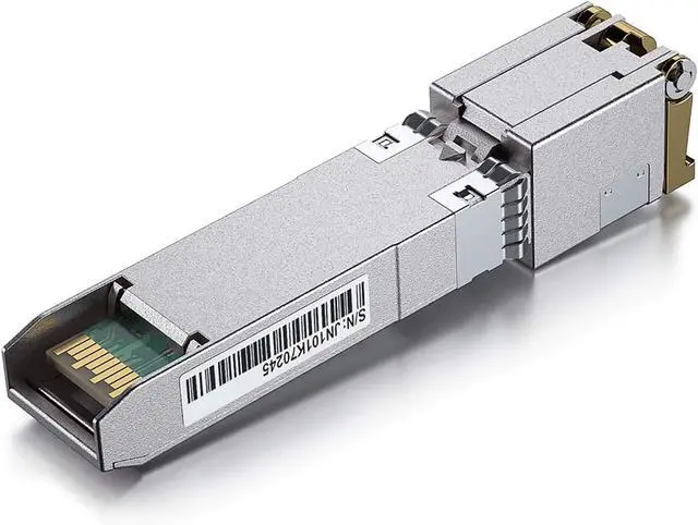 Alt view image 3 of 5 - 1.25/2.5/5/10G-T SFP+ to RJ45 CAT.6a Copper Module, Auto-Negotiation SFP+ to Ethernet Transceiver for HP ProCurve, HPE Aruba JL563A/JL563B/JL563C, up to 30-Meter