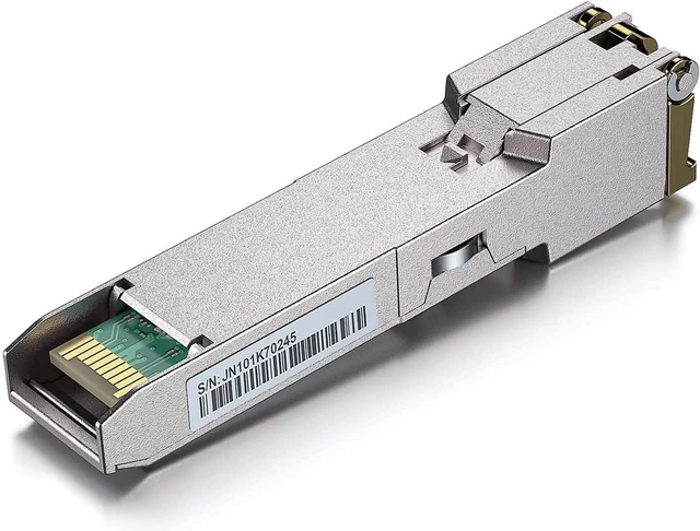 Alt view image 2 of 6 - 2.5G SFP-T, 2.5GBase-T, SFP to RJ45 SFP, Compatible with Ubiquiti UniFi, Fortinet, Netgear, TP-Link and Other Open Switches,2 Pcs