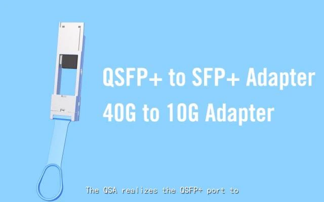 Alt view image 2 of 2 - QSA Adapter - 40G QSFP+ to 10G SFP+ Converter Module for Mellanox MAM1Q00A-QSA-SP, Dell 407-BBRO, Nokia 474938A, Juniper, Arista, H3C, Extreme and More