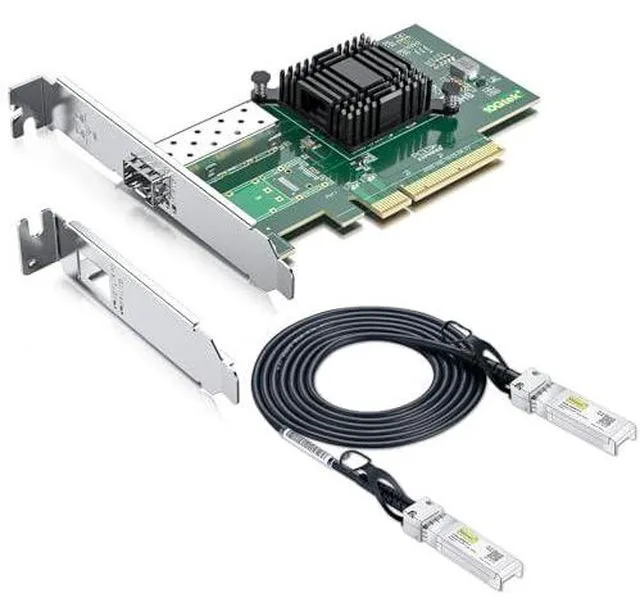 Main image of 2-Meter SFP+ DAC Twinax Cable & 10Gb PCI-E NIC Network Card Compare to Intel X520-DA1