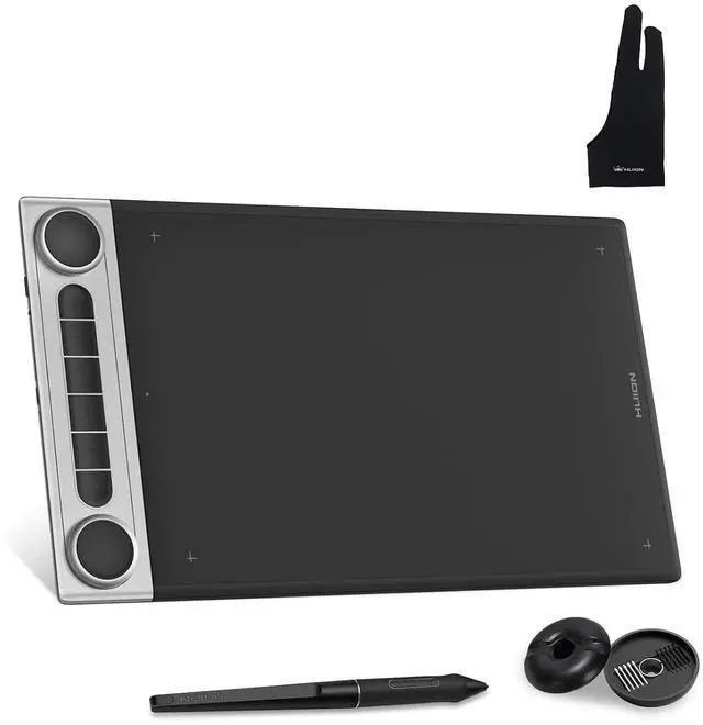 Main image of Inspiroy Dial 2 Bluetooth Wireless Drawing Tablet and Palm Rejection Artist Glove