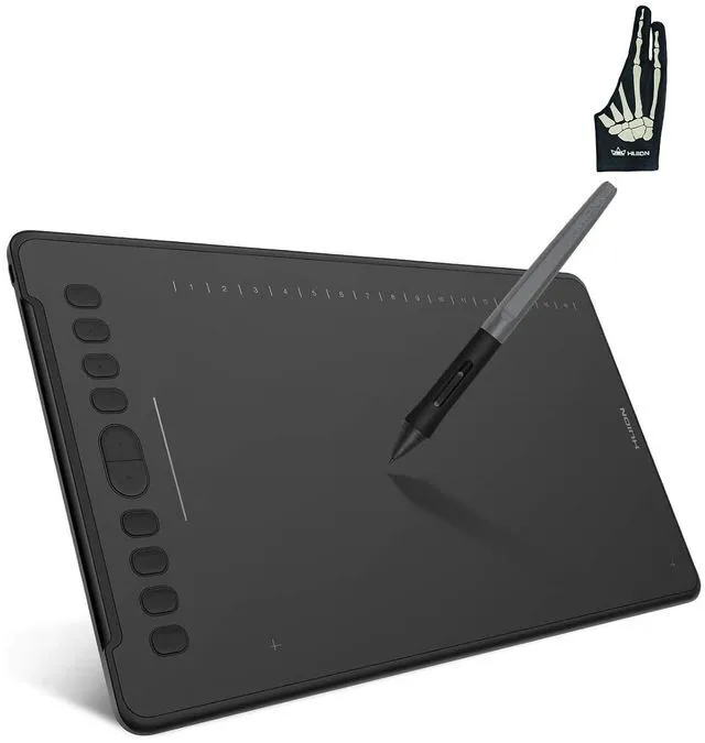 Main image of Inspiroy H1161 Graphics Drawing Tablet and Skeleton Artist Glove
