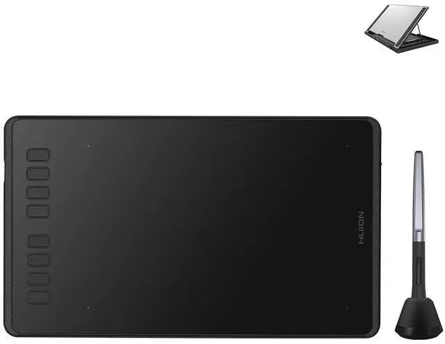 Main image of Inspiroy H950P Drawing Tablet, 8x5 inch Digital Art Tablet with ST300 Adjustable Drawing Tablet Stand