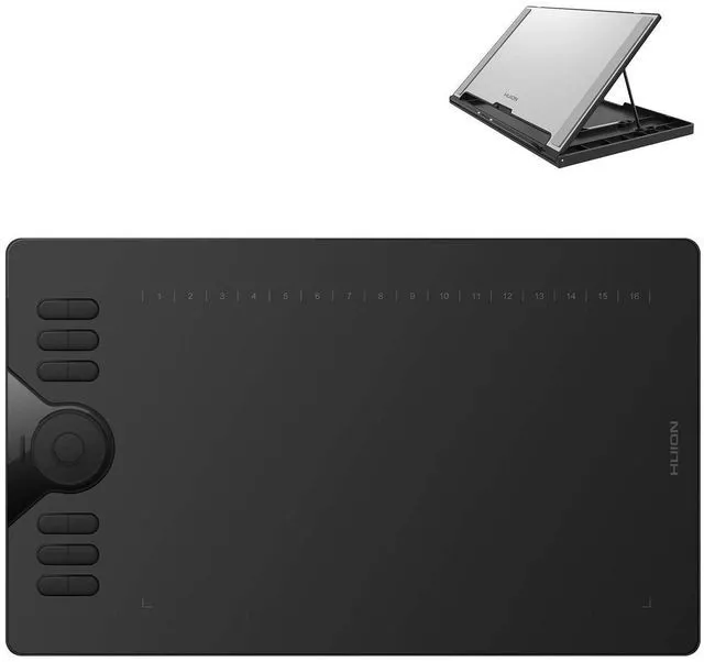 Main image of HS610 Graphics Drawing Tablet Android Devices Supported Tilt Function and ST300 Adjustable Drawing Tablet Stand