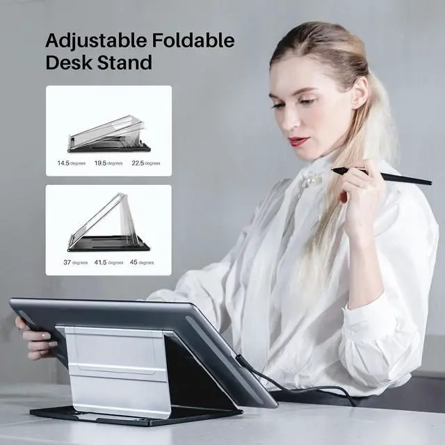 Alt view image 6 of 7 - KAMVAS Pro 16 Drawing Tablet with Screen and PW507 Digital Pen