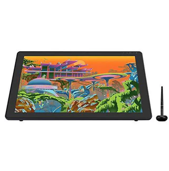 Alt view image 2 of 7 - Kamvas 22 Plus Graphics Drawing Tablet with Screen and Single Monitor Arm