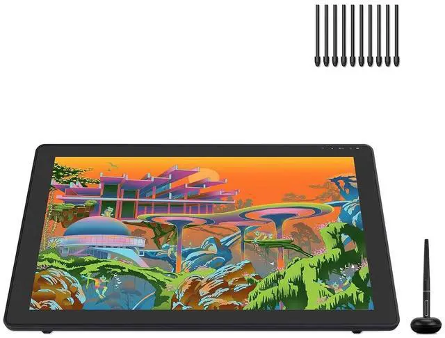 Main image of KAMVAS 22 Plus Full-Laminated Graphics Drawing Tablet with Screen 140% s RGB Android Support Battery-Free Stylus 8192 Pen Pressure Tilt Adjustable Stand - 21.5inch