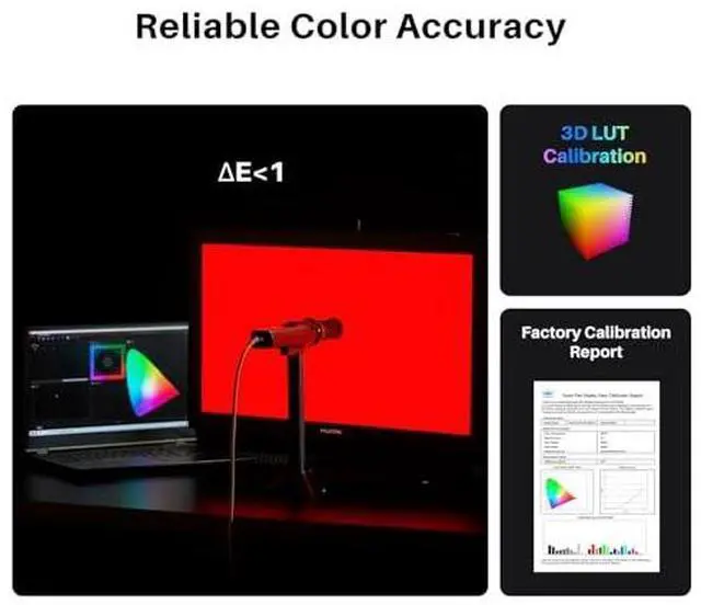 Alt view image 5 of 7 - KAMVAS Pro 27 (144Hz) 4K UHD Drawing Tablet with Screen, PenTech 4.0 Stylus, Canvas Glass 3.0 Graphic Tablet 98% Adobe RGB Multi-Touch Drawing Monitor with Keydial Remote Palm Rejection Glove
