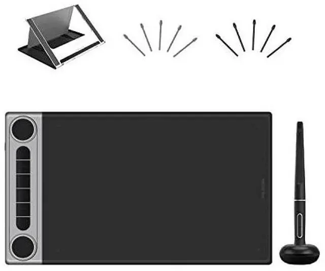Main image of Inspiroy Dial 2 Bluetooth Wireless Graphics Drawing Tablet with Dual Dials Bundle with Adjustable Stand for Digital Art, Animation and Graphics Design