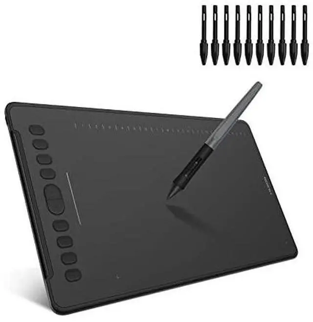 Main image of Inspiroy H1161 Graphics Drawing Tablet with Digital Pen PW100 and 18PCS PN04 Replacement Pen Nibs