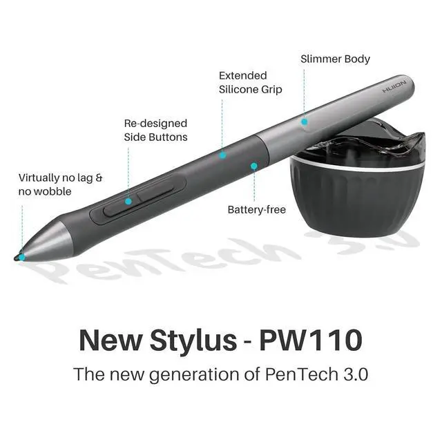 Alt view image 4 of 7 - Inspiroy 2 Small Drawing Tablet and Palm Rejection Artist Glove