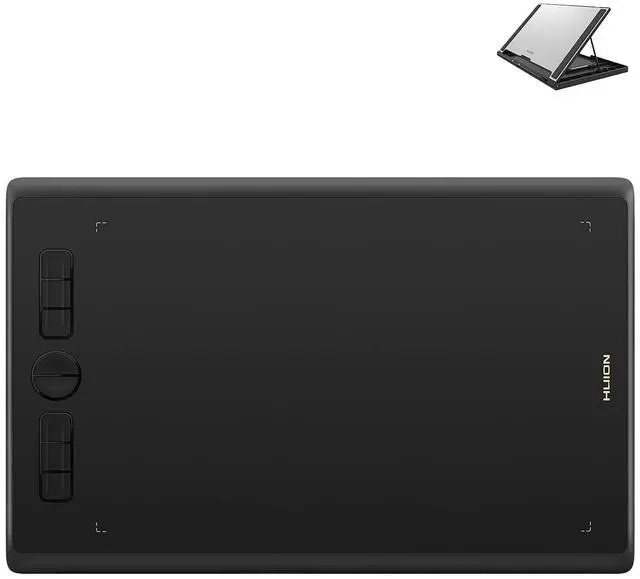 Main image of Inspiroy H610X Drawing Tablet 10x6.25 Inch and ST300 Adjustable Drawing Tablet Stand