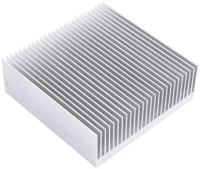 Main image of JVFYI 80x80x27mm Aluminum Heatsink, 26-Fin Cooler for LED, Power Electronics, and Circuit Board Cooling