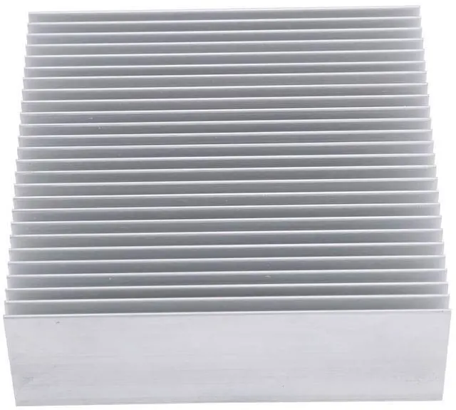 Alt view image 3 of 5 - JVFYI 80x80x27mm Aluminum Heatsink, 26-Fin Cooler for LED, Power Electronics, and Circuit Board Cooling