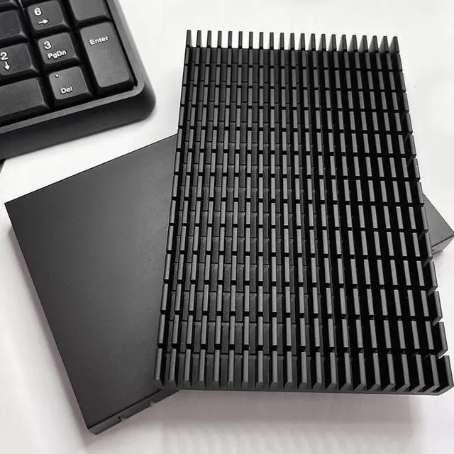 Alt view image 6 of 7 - JVFYI 150x93x15mm Large Aluminum Heatsink, High Power Cooler for GPU Backplate, PCB, LED Motherboard & Router Cooling