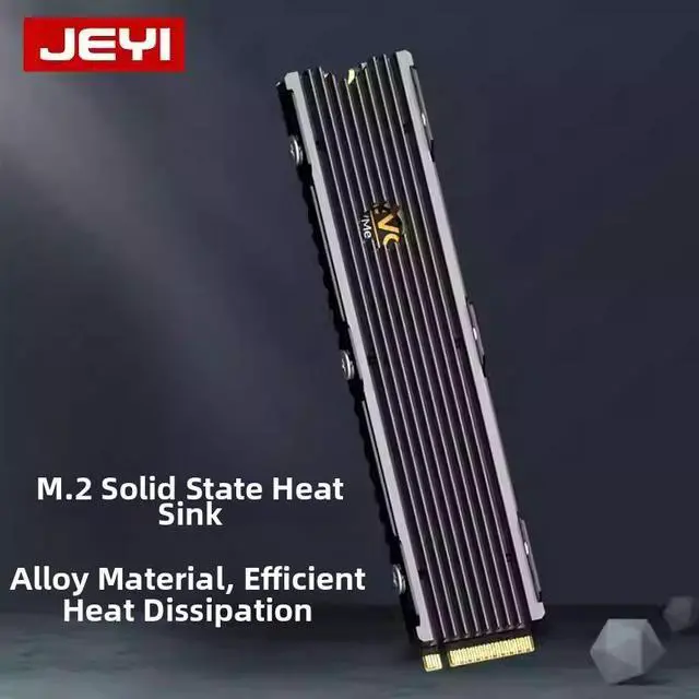Alt view image 5 of 5 - JEYI Cool Warship M.2 22110 NVMe SSD Heatsink for PS5, Aluminum Cooler with Thermal Pad for Extended Length Solid State Drives