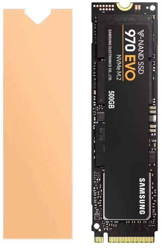 Alt view image 5 of 6 - JEYI Pure Copper M.2 SSD Heatsink, 4-Pack Double-Sided Copper Foil Cooler for NVMe Laptop/Desktop, Ultra-Thin Thermal Pads for Maximum Heat Dissipation