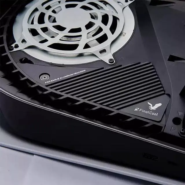 Alt view image 3 of 5 - FINALCOOL Flying Eagle PS5 SSD Heatsink, Magnesium-Aluminum Alloy M.2 Cooler for PlayStation 5 Console, Integrated Heat Spreader