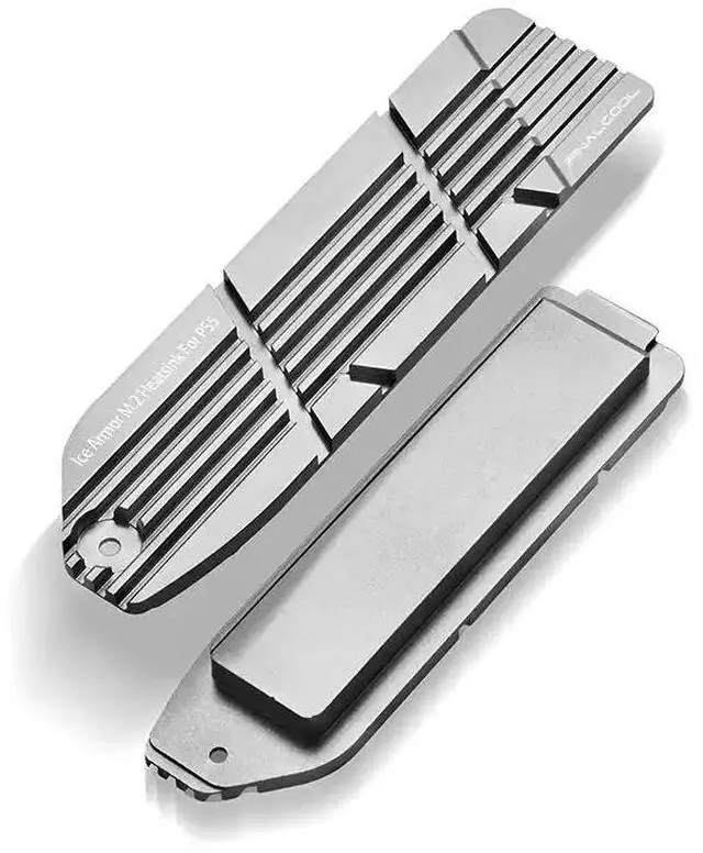 Alt view image 6 of 6 - FINALCOOL Ice Armor PS5 SSD Heatsink, Integrated PCIe 4.0 M.2 NVMe Cooler for Original PlayStation 5 Console, Dedicated Heat Spreader