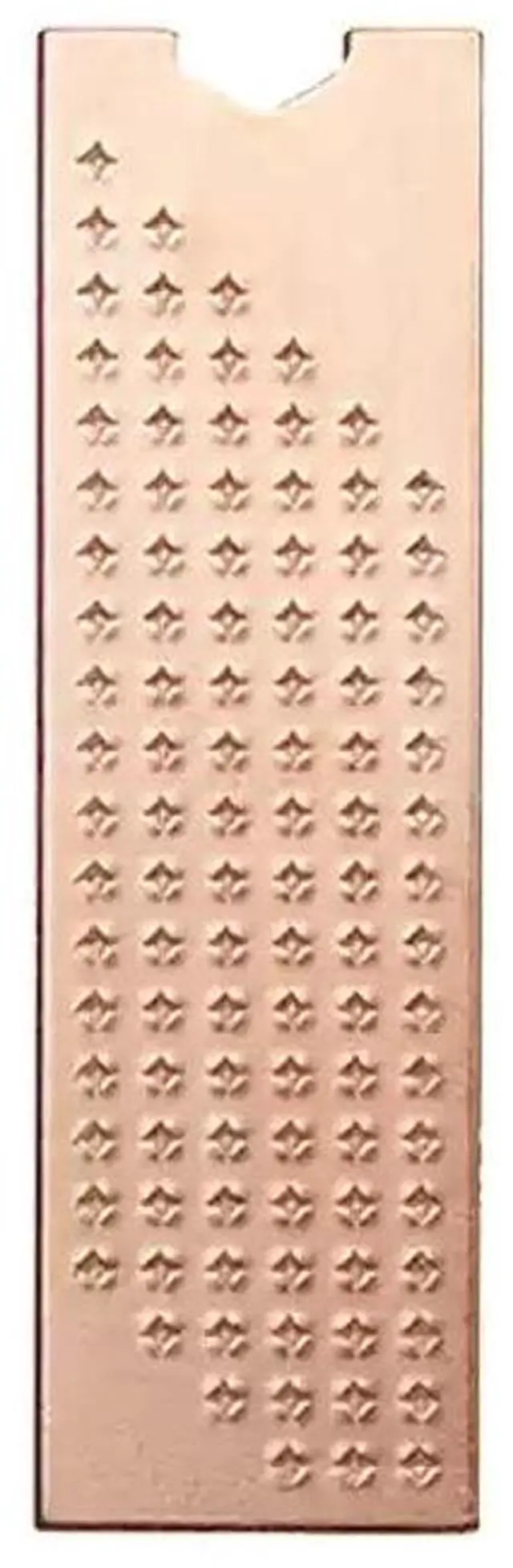 Alt view image 5 of 6 - FINALCOOL Ice Copper Pro M.2 2280 SSD Heatsink, 2mm Performance Pure Copper Cooler for Desktop/Laptop NVMe SSD, Complete Kit with Thermal Pads & Tools