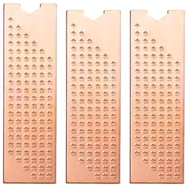 Alt view image 6 of 6 - FINALCOOL Ice Copper Pro M.2 2280 SSD Heatsink, 2mm Performance Pure Copper Cooler for Desktop/Laptop NVMe SSD, Complete Kit with Thermal Pads & Tools