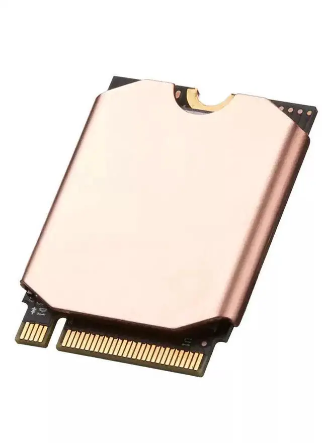 Alt view image 3 of 6 - FINALCOOL M.2 2230 SSD Heatsink, Pure Copper Cooler for Steam Deck & Handheld Gaming NVMe SSD, Ultra-Thin Purple Copper Heat Spreader