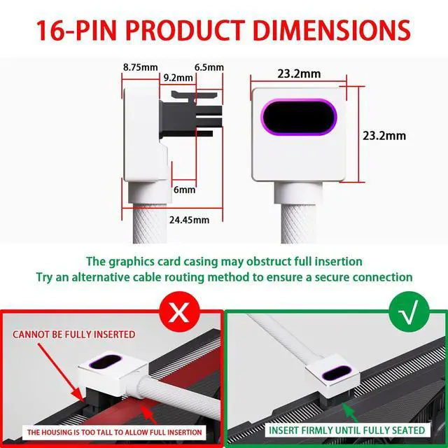 Alt view image 3 of 6 - JVFYI White Cable Kit 24PIN Extension Cable*1+16PIN Modular Cable(50CM,Clip-A)*1+8PIN CPU Extension Cable*1