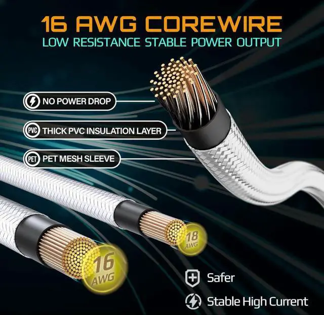 Alt view image 4 of 7 - JVFYI 8-Pin Female to CPU 8-Pin (4+4) ATX 4 Pin Male Power Supply Adapter Extension Cable for Motherboard 11.8 inch (30 cm)-All White