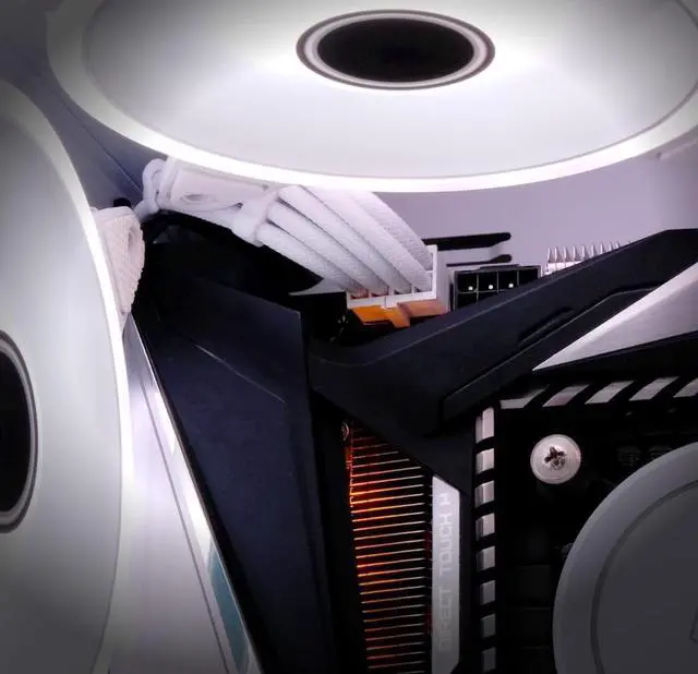 Alt view image 7 of 7 - JVFYI 8-Pin Female to CPU 8-Pin (4+4) ATX 4 Pin Male Power Supply Adapter Extension Cable for Motherboard 11.8 inch (30 cm)-All White