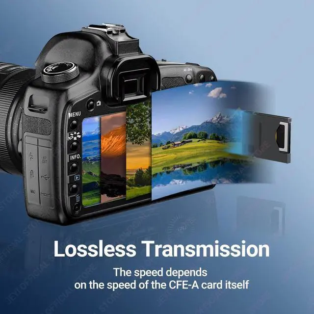 Alt view image 5 of 6 - CFexpress Dual-Port Adapter - XQD to NVMe Converter with USB 3.1 Gen2 Interface