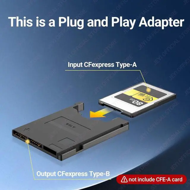 Alt view image 6 of 6 - CFexpress Dual-Port Adapter - XQD to NVMe Converter with USB 3.1 Gen2 Interface