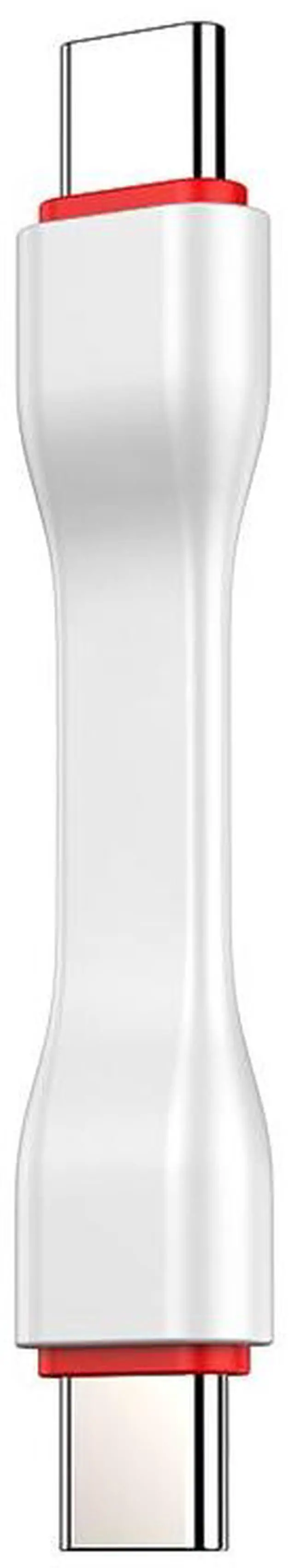 Main image of 5.8cm USB4 FPC Flat Cable - USB-C to USB-C 40Gbps 100W Thunderbolt 4/3 with Aluminum Housing