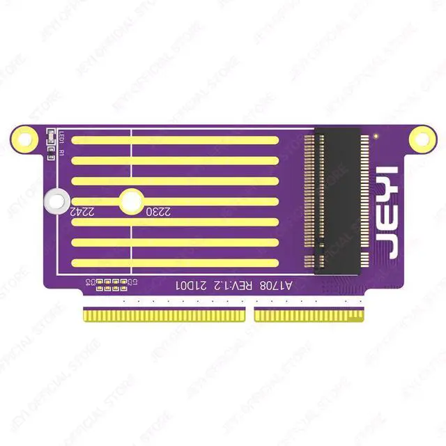 Main image of M.2 NVMe SSD Adapter for 2016-2017 MacBook Pro A1708 - 22+34 Pin Connector Upgrade Kit