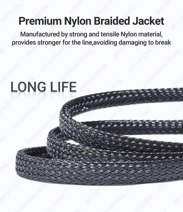 Alt view image 2 of 6 - 4-Pin PWM Splitter 1-to-1 Fan Hub - 10in PVC Cable with Anti-Overload, 3-Pin Compatible