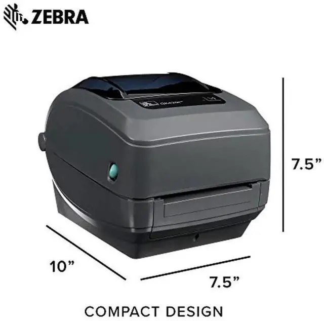 Alt view image 3 of 5 - Ze bra GK420t 4" GK42-102510-000 Desktop Thermal Transfer Label Printer, 203 dpi, USB, Serial, Centronics Parallel, EPL, ZPLII - GK42-102510-000