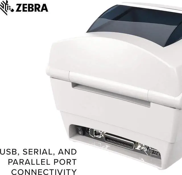 Alt view image 4 of 5 - GC420t Thermal Transfer Desktop Printer Print Width of 4 in USB Serial and Parallel Port Connectivity GC420-100510-0QB For Zebra