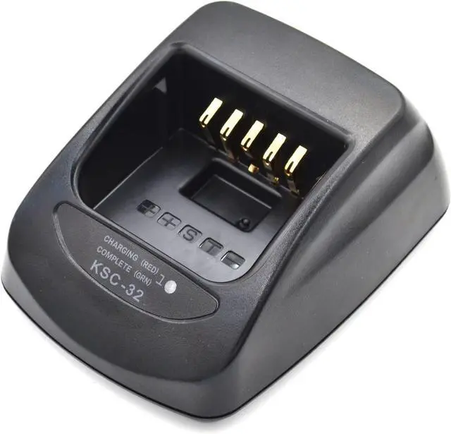 Alt view image 4 of 6 - JVFYI KSC-32 Rapid Charger with Power Adapter Compatible with Kenwood Radio TH-D72A TK-2180 TK-3180 TK-5210 TK-5310 NX-5200 NX-5300 NX-5400 NX200 NX300 NX-410 NX-411 KNB-31 KNB-32 KNB47BatteryCharging