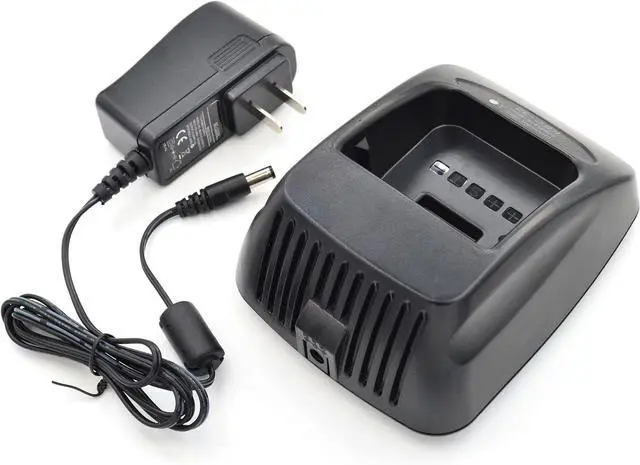 Alt view image 2 of 6 - JVFYI KSC-32 Rapid Charger with Power Adapter Compatible with Kenwood Radio TH-D72A TK-2180 TK-3180 TK-5210 TK-5310 NX-5200 NX-5300 NX-5400 NX200 NX300 NX-410 NX-411 KNB-31 KNB-32 KNB47BatteryCharging