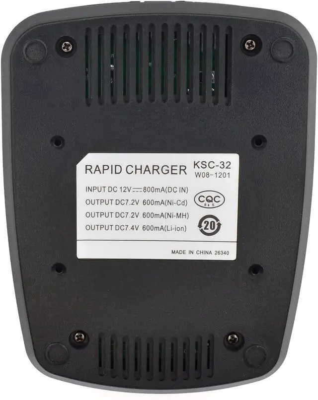 Alt view image 5 of 6 - JVFYI KSC-32 Rapid Charger with Power Adapter Compatible with Kenwood Radio TH-D72A TK-2180 TK-3180 TK-5210 TK-5310 NX-5200 NX-5300 NX-5400 NX200 NX300 NX-410 NX-411 KNB-31 KNB-32 KNB47BatteryCharging