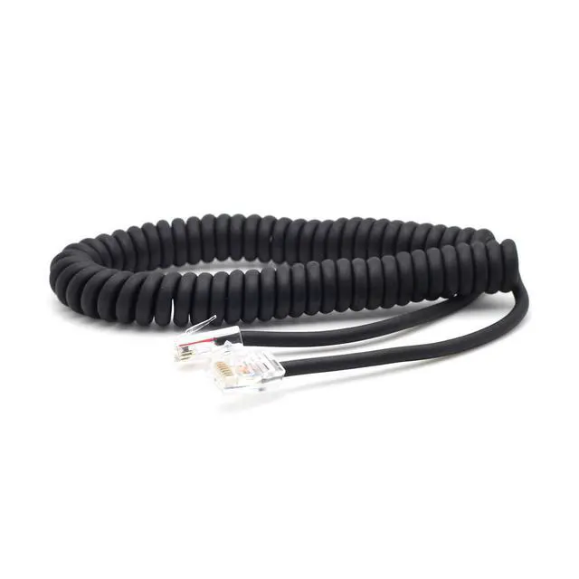 Alt view image 2 of 3 - JVFYI RJ45 8PIN Microphone Replacement Cable for Icom HM-98 HM-151 HM-207 HM-207s HM-133 HM-133s HM-133V ID-5100A ID-4100A IC-2730 IC-2300H IC-V8000 ID-880H ID-800H IC-2820H IC-2720H IC-208H