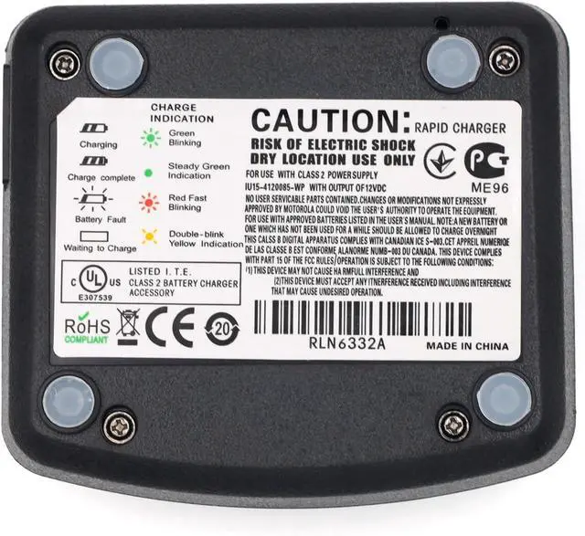 Alt view image 6 of 7 - JVFYI RLN6175 RLN6304 RLN6332 Rapid Charger for Motorola CP110 RDU4160D RDU4100 RDM2070D RDU2080 RDU2020 RDV5100 RDV2080 RDV2020 Two Way Radio Battery Charging RLN6305 RLN6308 RLN6351