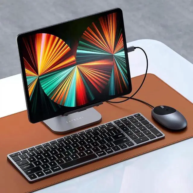 Alt view image 5 of 5 - Satechi Aluminum C1 Wired USB C Mouse Optical Computer Mouse for M2/ M1 MacBook Pro/Air, M2/ M1 iPad Pro/Air, M2 Mac mini, iMac M1 - Space Gray