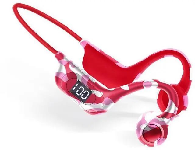 Main image of AKZ-G6 True Bone Conduction Bluetooth Headphones with MicroSD Card Slot & LED Display,2025 Wireless Open-Ear Sports Headset for Running, IPX8 Waterproof, 8H+ Playtime, Bluetooth 5.3