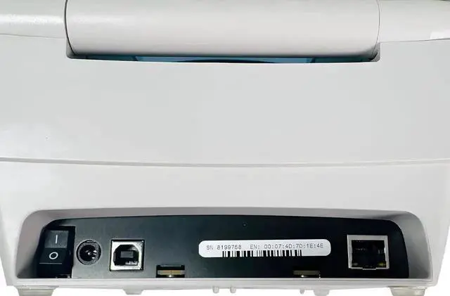 Alt view image 3 of 6 - Ze bra GC420T Thermal Transfer Bar code Shipping Label Printer Ethernet USB GC420-100410-000, Bundle with AC Adapter USB and Ethernet Cable