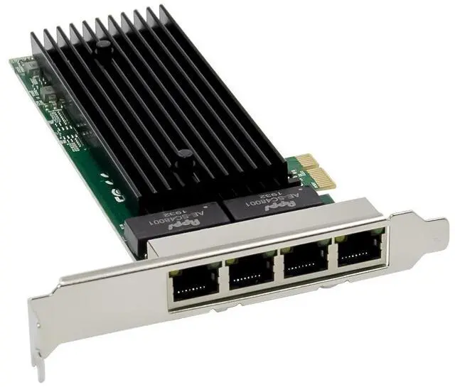 Alt view image 4 of 7 - JVFYI PCIe Intel JL82576EB Quad-Port Gigabit Server NIC
