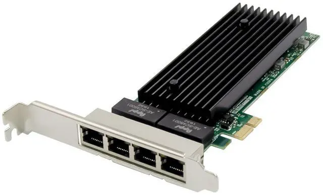 Alt view image 3 of 7 - JVFYI PCIe Intel JL82576EB Quad-Port Gigabit Server NIC